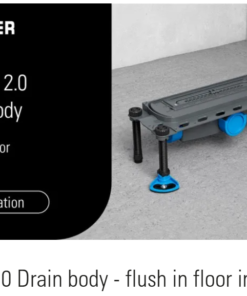 סרטון התקנה מחסום Dallmer DallFlex 2.0 אופקי מרכז רצפה