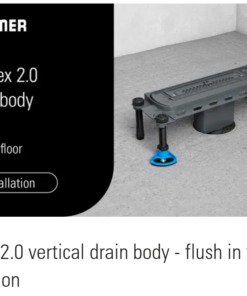 סרטון התקנה מחסום Dallmer DallFlex 2.0 אנכי מרכז רצפה